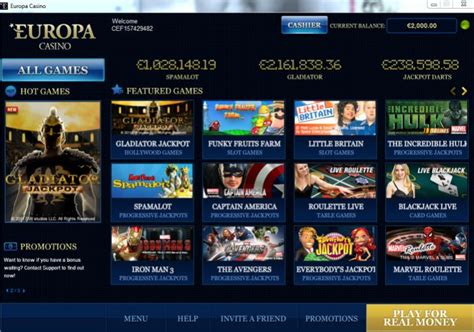 europa casino online support